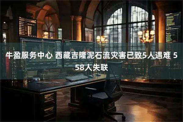牛盈服务中心 西藏吉隆泥石流灾害已致5人遇难 558人失联